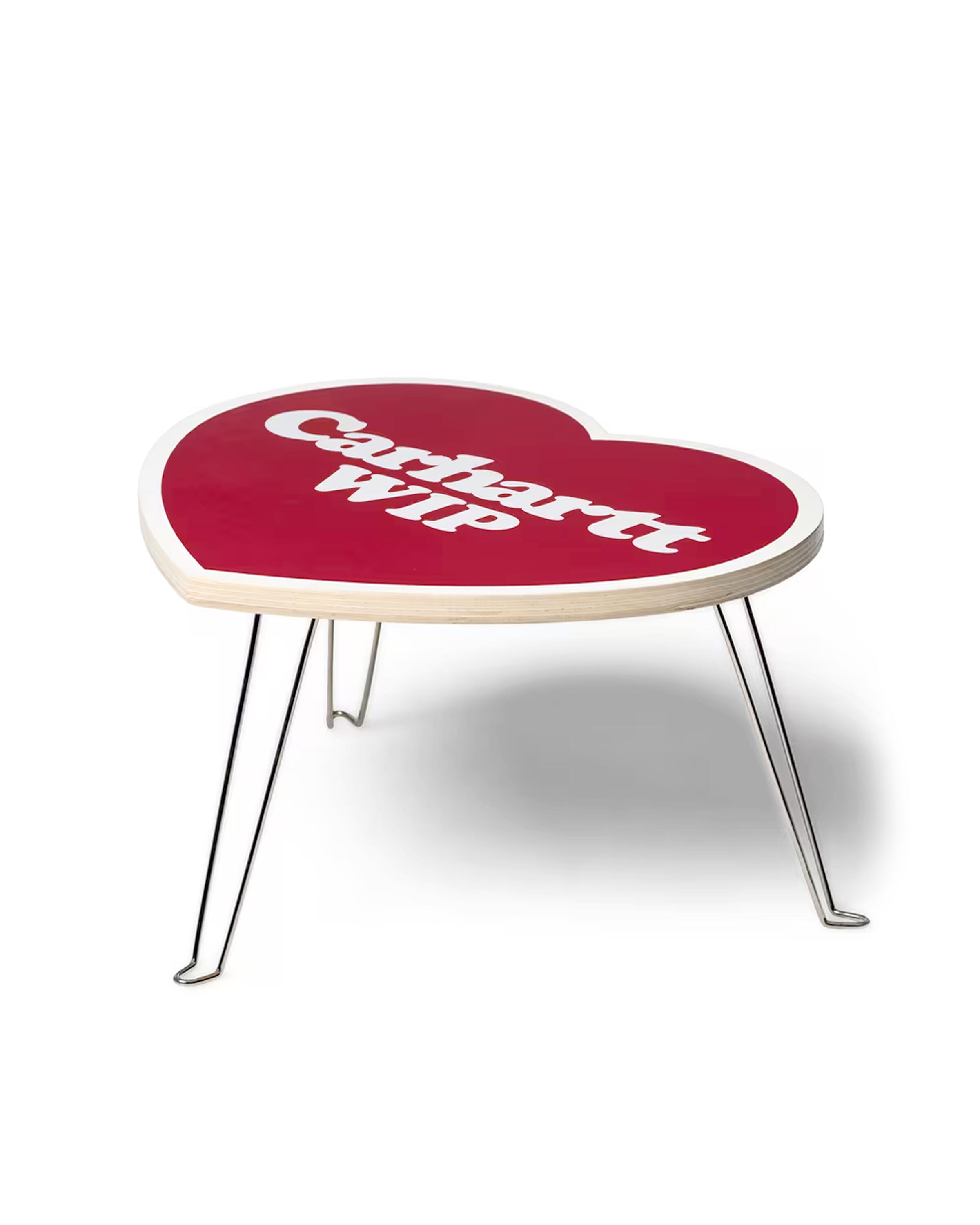 サイドテーブル・ナイトテーブル・ローテーブル Carhartt HEART FOLDING TABLE - Scarlet Carhartt WIP Heart Folding Table | I035830.3FXXX | AFEW STORE